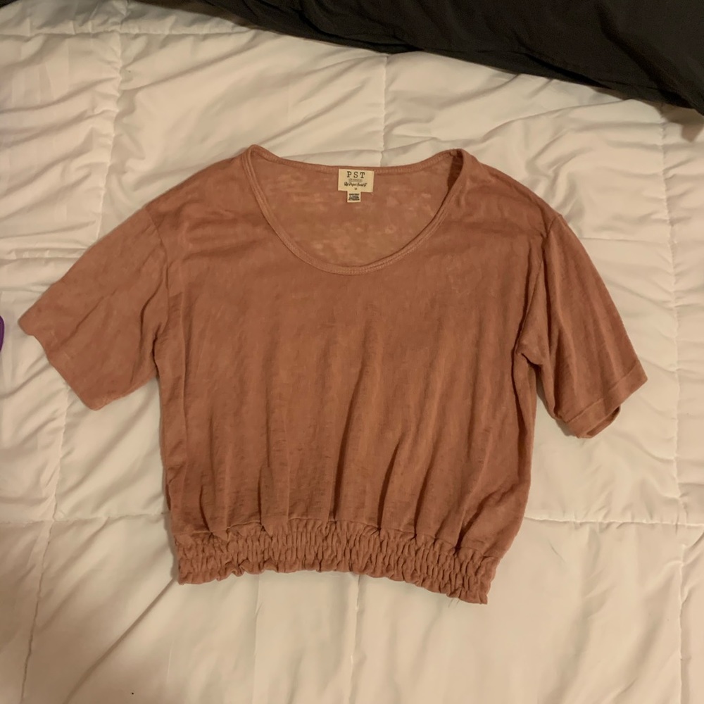 Light Pink Crop Top